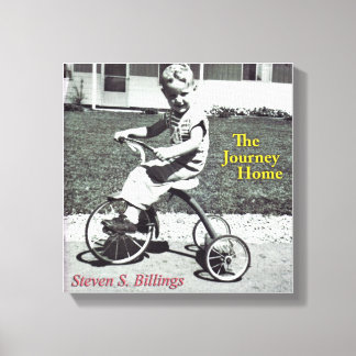 Poster enveloppé sur toile "Le voyage à la maison"