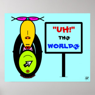 Poster Environnement & mascotte singe v1