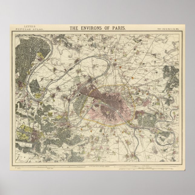 Poster Environs Paris (Devant)