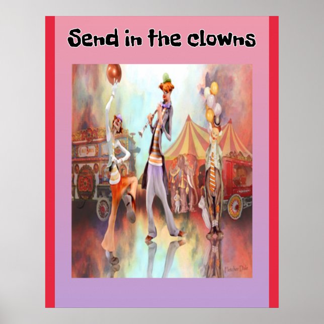 Poster Envoyer dans les Clowns (Devant)