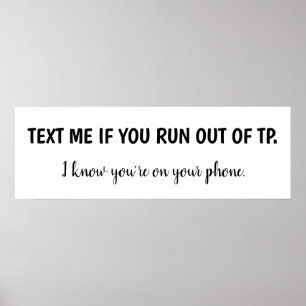 Poster Envoyez-moi un texto si vous n'avez plus de TP drô