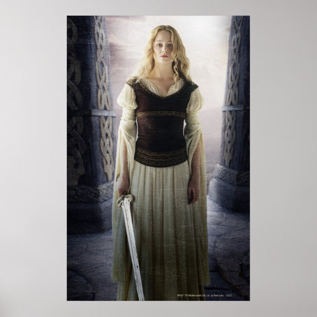 Poster Eowyn with sword (Devant)