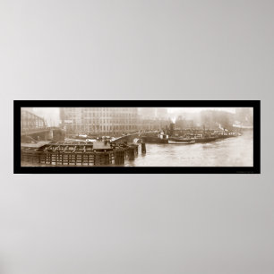 Poster Épave du navire Eastland Photo 1915