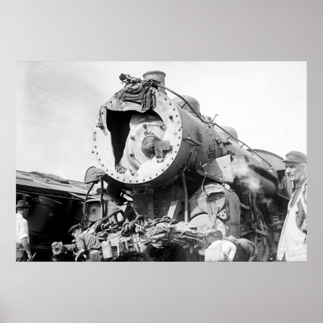 Poster Épave du train New Haven : 1913 (Devant)