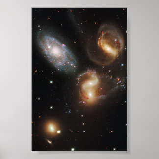 Poster Épave galactique dans le Quintet de Stephan