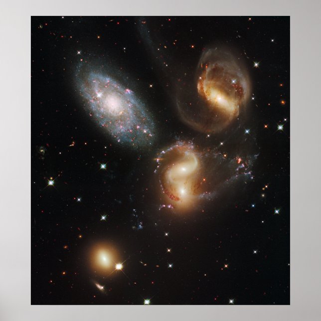 Poster Épave galactique dans le Quintet de Stephan (Devant)