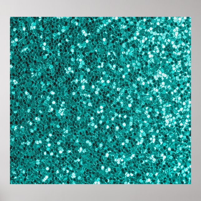 Poster Épercées turquoise : Bright Close Up Foundation (Devant)