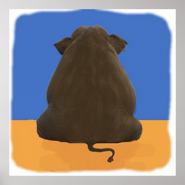 Poster Éphant NCIS dans la chambre Enfants (Devant)