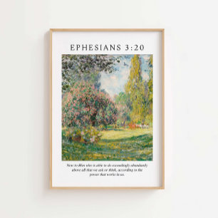 Poster Éphésiens 3:20 Verse de la Bible