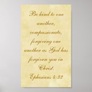 Poster Éphésiens 4:32