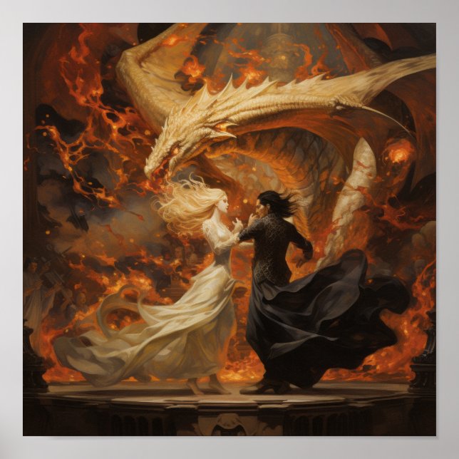Poster Epic Dance of Dragons - Imaginaire incroyab (Devant)