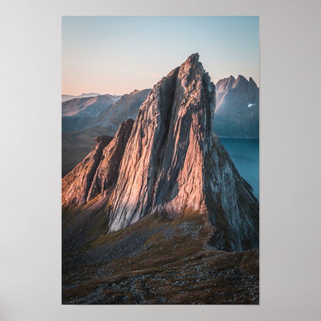 Poster Epic Mountain Norvège (Devant)