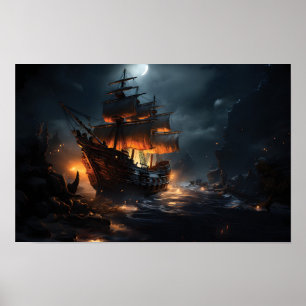 Poster Epic Pirate Ship