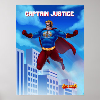 Poster Epic Zero Captain Justice