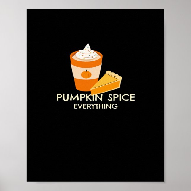 Poster Épice citrouille Tout classique Sloth Halloween (Devant)