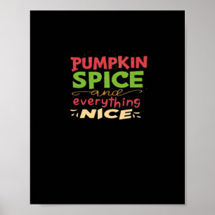 Poster Épices citrouilles Et Tout Bien Design