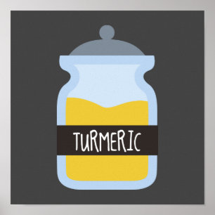 Poster Épices jaunes tumorales