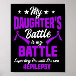 Poster Epilepsie Sensibilisation Ribbon Saisie Trouble Pa