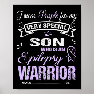Poster Epilepsie Sensibilisation Soutien Son Guerrier Mar