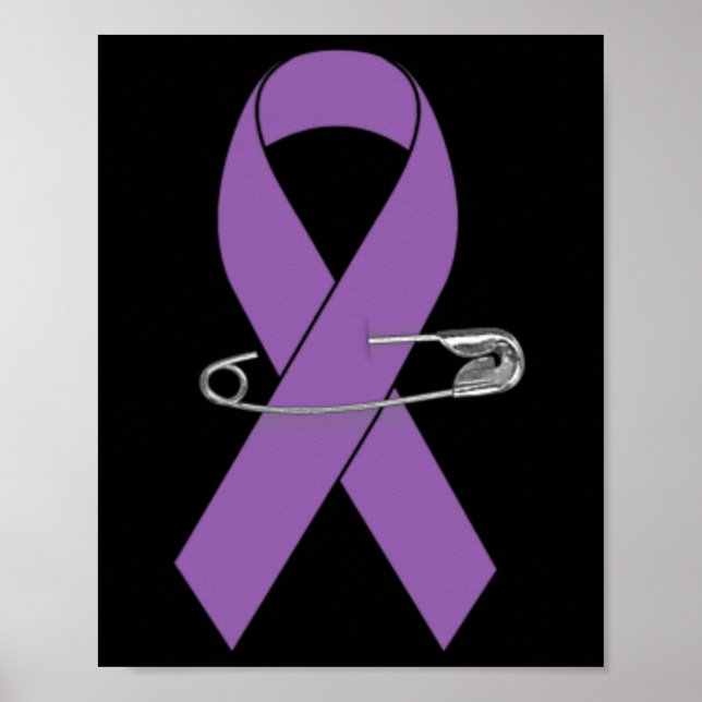 Poster Epilepsy Awareness Walk Supporter Ribbon  (Devant)