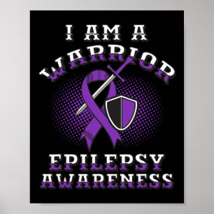 Poster Epilepsy Warrior Epilepsia Epilepsie Epileptic Sei