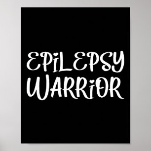 Poster Epilepsy Warrior Purple Epilepsy Sensibilisation S