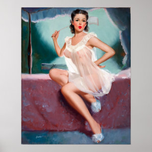 Poster Épingle blanche