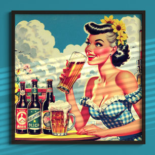 Poster Épingle vintage