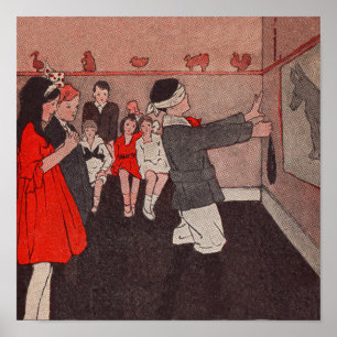 Poster Épingler la queue âne