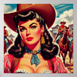 Poster Épinglette vintage