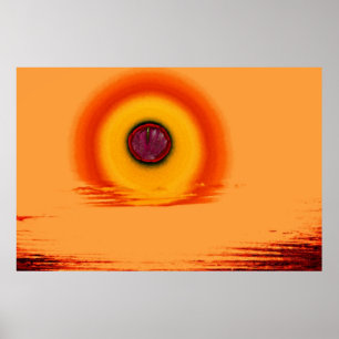 Poster Épiphanie Au Coucher Du Soleil