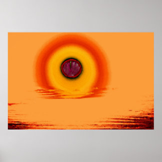 Poster Épiphanie Au Coucher Du Soleil