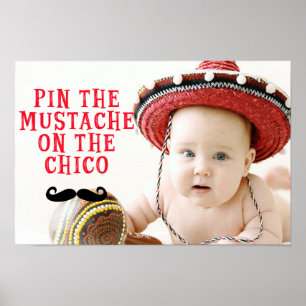 Poster Éplucher la moustache sur le Chico