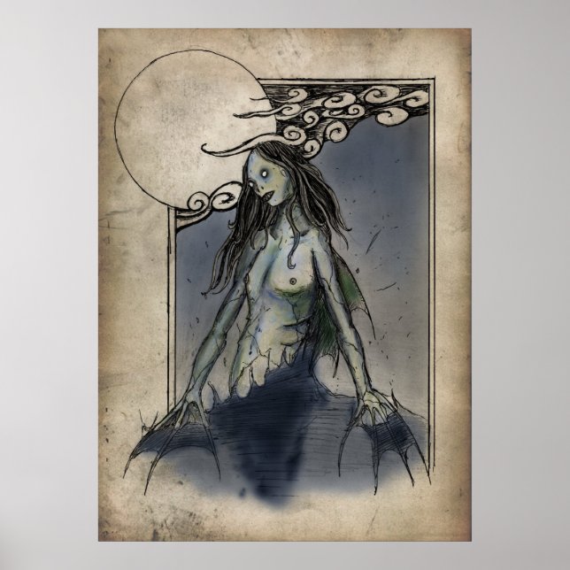 Poster Épouse de Dagon (Devant)