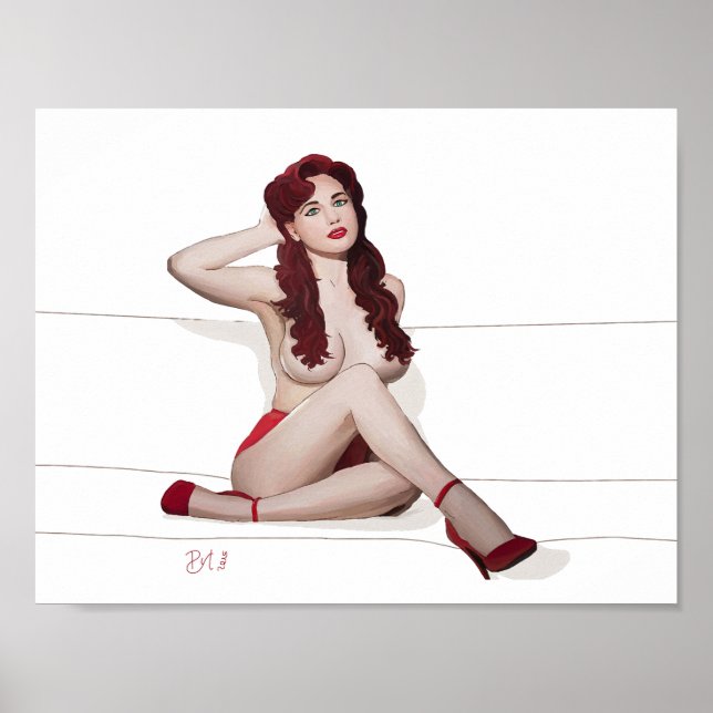 Poster Épouse, passion rouge (Devant)