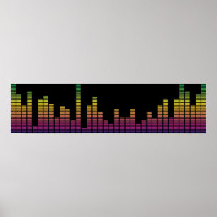 Poster Equaliseur graphique