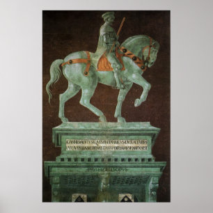 Poster Equestrian Monument to Sir John Hawkwood, Uccello