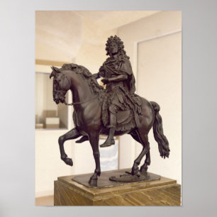 Poster Equestrian statue of Louis XIV