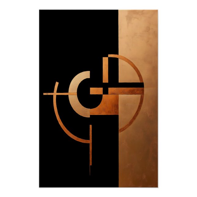 Poster Équilibre chromatique sensation d'harmonie (Devant)