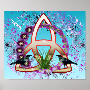 Poster Équilibre d'affiche de Triquetra