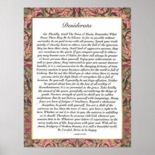 Poster Équilibre multicolore de DESIDERATA