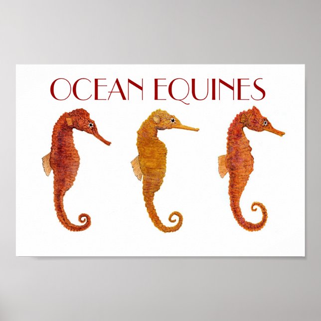 Poster Equines océaniques (Devant)