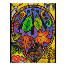 Equinox d'automne / Mabon / Alban Elfed / Awen art