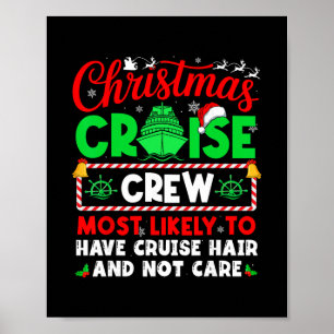Poster Équipage de croisière de Noël ayant très probablem