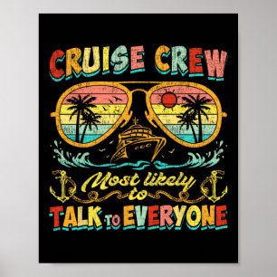 Poster Équipage de croisière le plus susceptible de parle