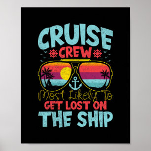 Poster Équipage de croisière le plus susceptible de se pe