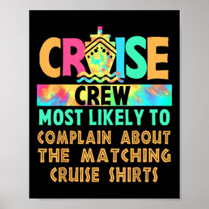 Poster Équipage de croisière le plus susceptible de se pl