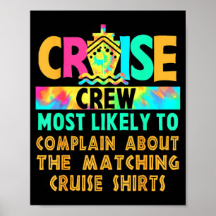 Poster Équipage de croisière le plus susceptible de se pl
