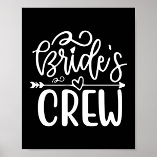 Poster Équipage d'une mariée-cadeau mariage
