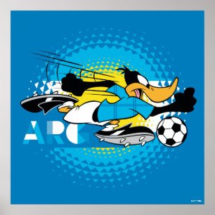 Poster Équipe Argentine de football Graphique de DAFFY DU